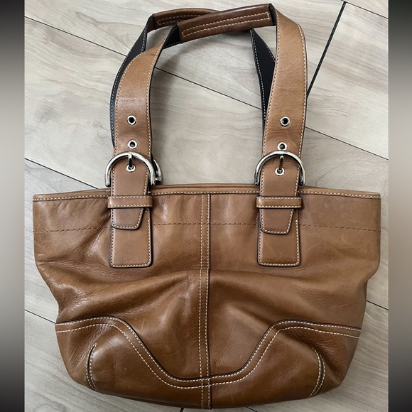 Vintage Coach 9544 Soho Leather Tote - Picture 2 of 10
